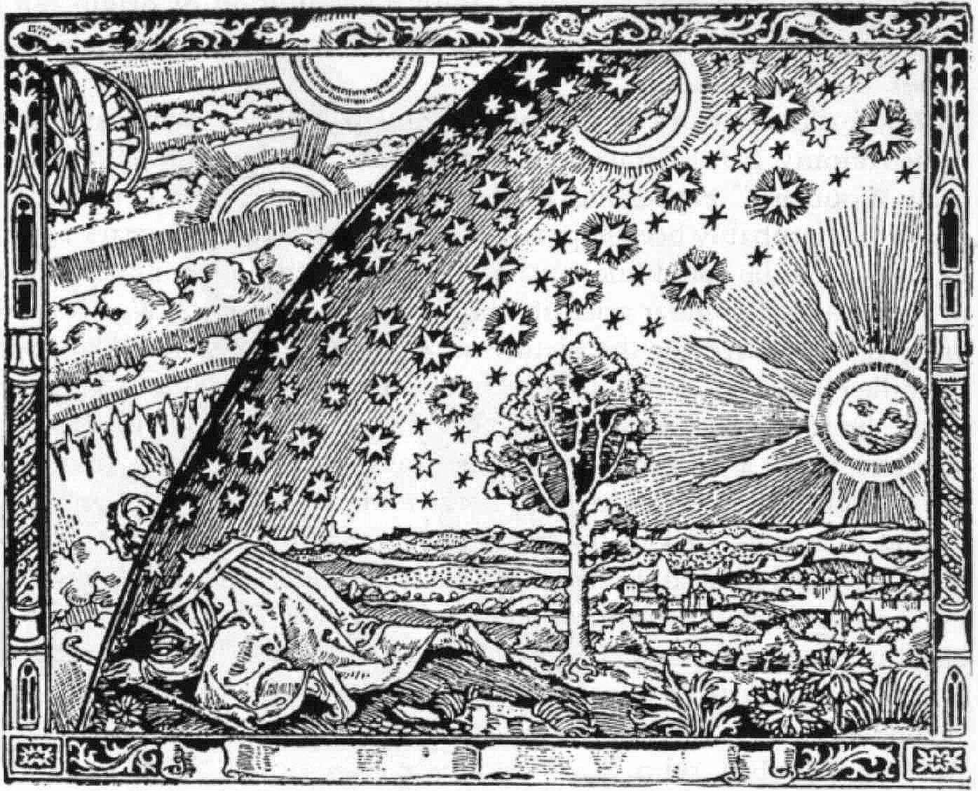 Holzstich des Flammarion
